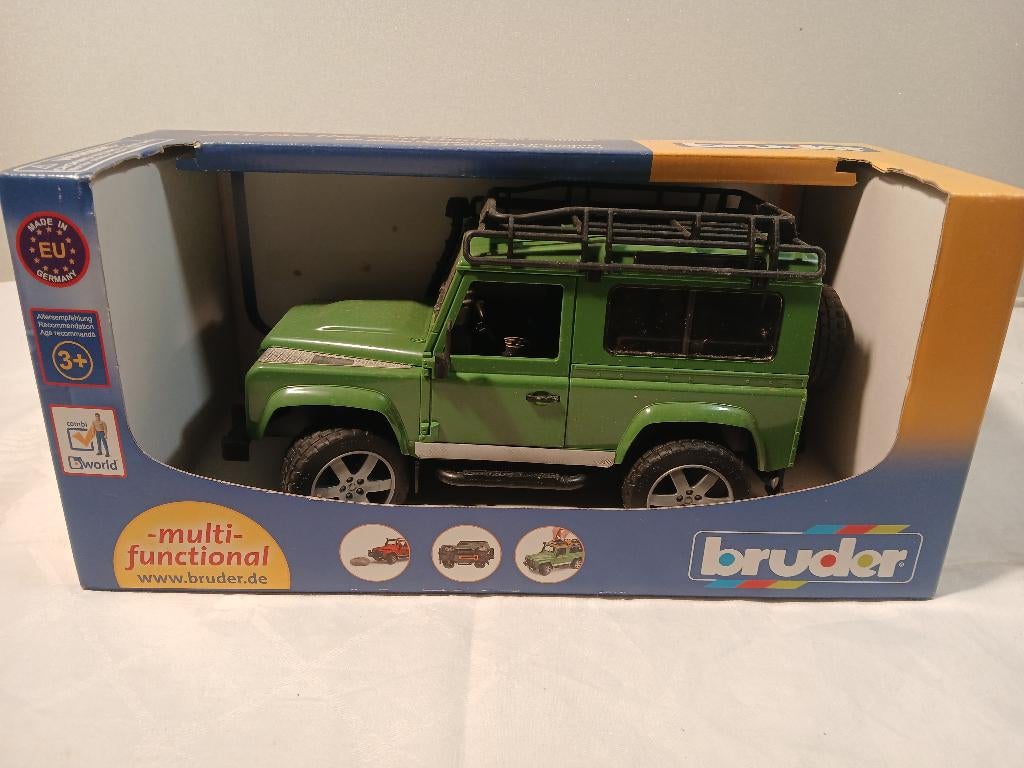 ​Bruder Land Rover Defender - 4x4 Vert - Échelle 1:16, Enlèvement ou Envoi, Neuf