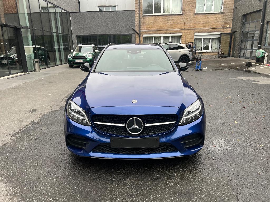 Mercedes c300de AMG pack bj2021 hybride diesel !!, Auto's, Automaat, 4 deurs, Achterwielaandrijving, Blauw