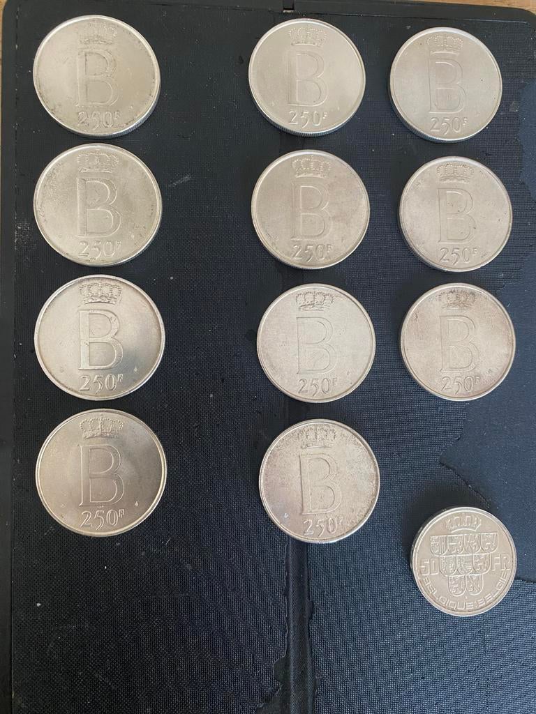 Zilveren munten, Postzegels en Munten, Munten | België, Ophalen, Zilver, Zilver