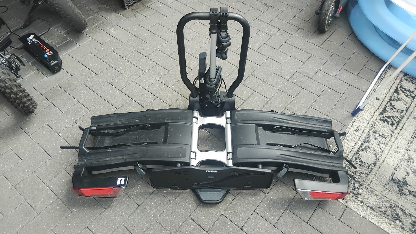 thule easyfold 933, Ophalen, Zo goed als nieuw, Brede banden, 2 fietsen