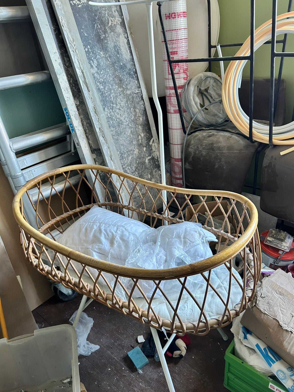 Mooie rotan wieg, Kinderen en Baby's, Ophalen, Gebruikt, Wieg