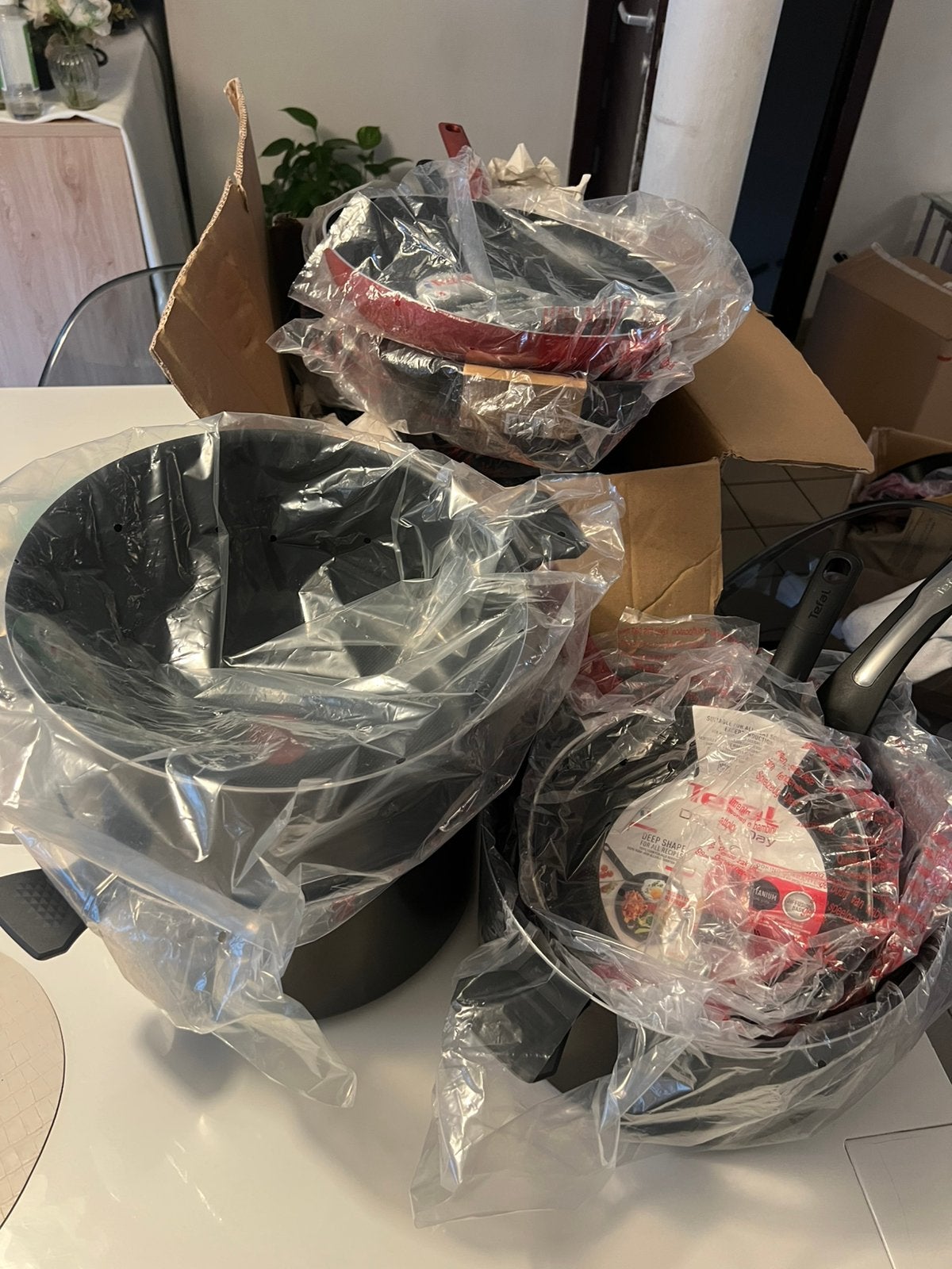Grote Tefal kookpotten & pannenset – nieuw/verpakt, Ophalen, Nieuw