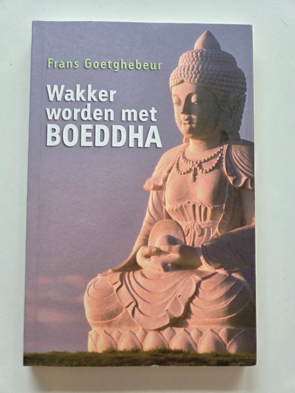 Wakker worden met Boeddha, Livres, Ésotérisme & Spiritualité, Enlèvement ou Envoi, Comme neuf