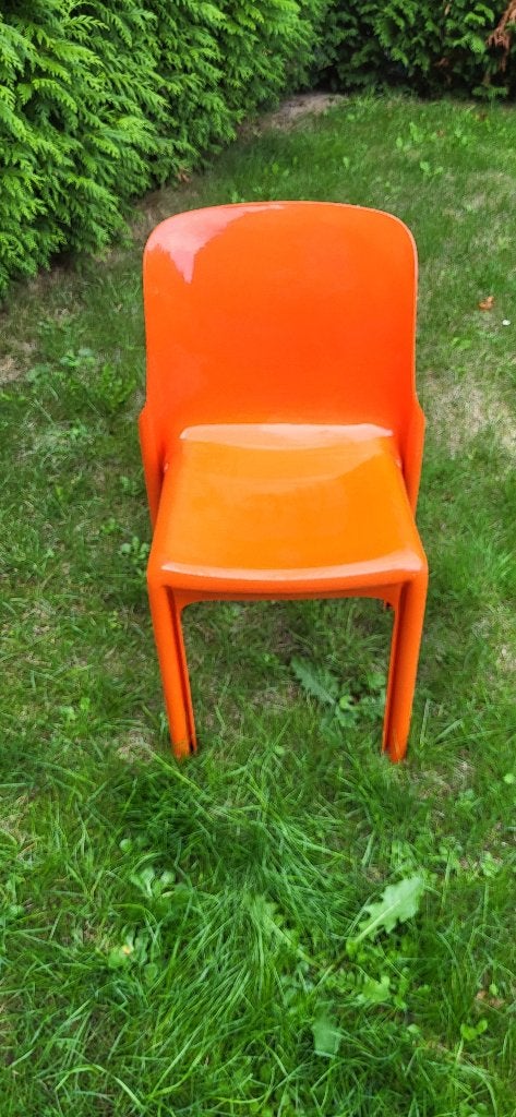 chaises vintage, Design italien années 60, Autres couleurs, Synthétique, Enlèvement