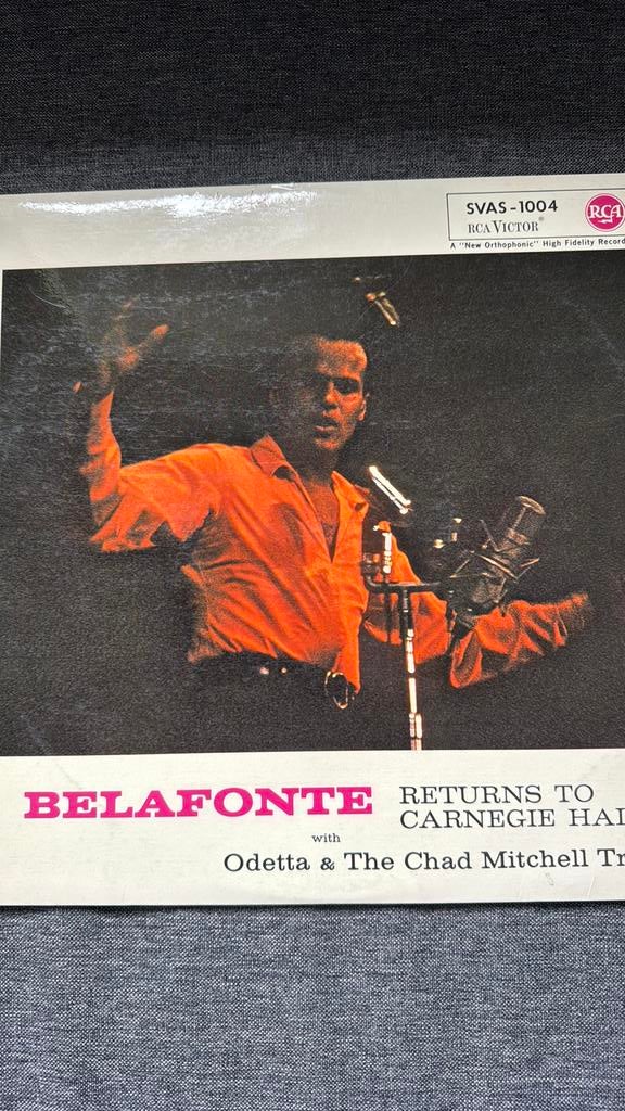 Harry Belafonte returns to Carnegie Hall, Cd's en Dvd's, Vinyl | Pop, Ophalen of Verzenden, Gebruikt