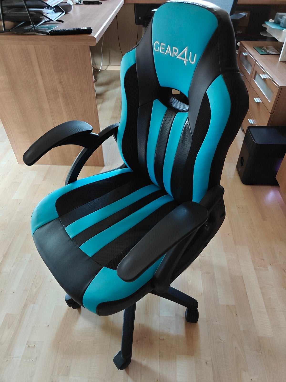 chaise de jeu, Chaise de bureau de gaming, Enlèvement, Utilisé, Bleu