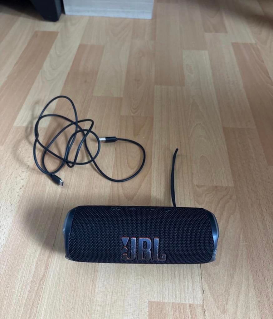 JBL Flip 6 Black – Draagbare Bluetooth Speaker – Topstaat, Audio, Tv en Foto, Ophalen, Zo goed als nieuw, JBL