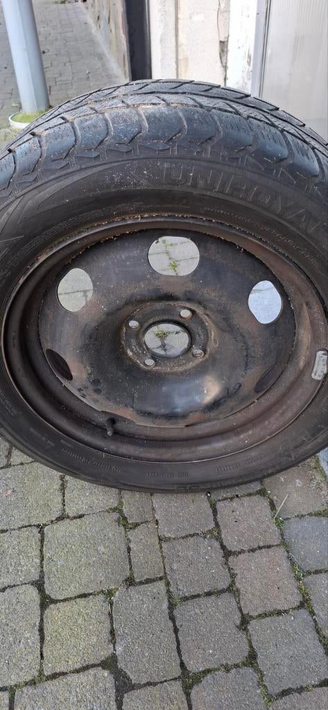 4 winterbanden met velgen, merk Dunlop., Auto's, Particulier, Te koop, C4