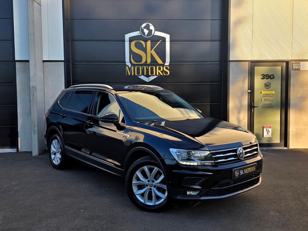 Tiguan 7 Places 2021 TSI 150CV DSG ACC Carplay Camera Garant, Autos, Entreprise, Entretenue par le concessionnaire, Noir, 5 portes