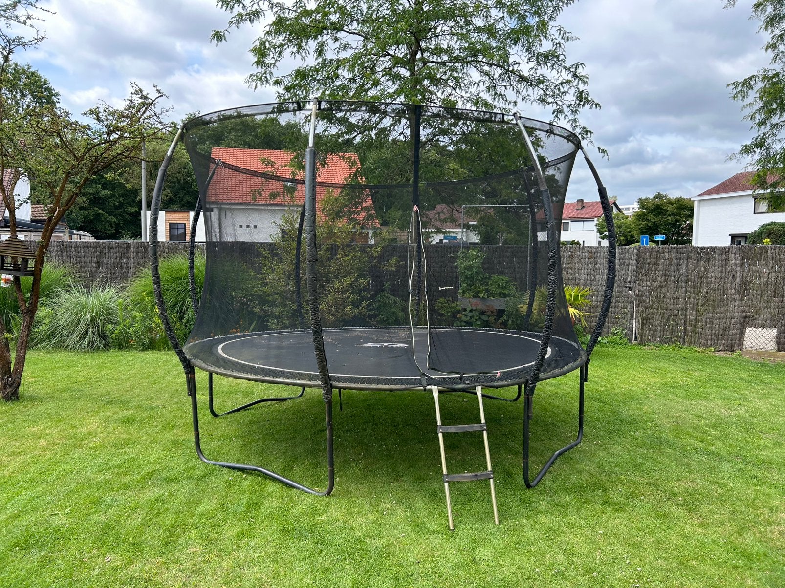 Trampoline 366cm, Enlèvement, Utilisé