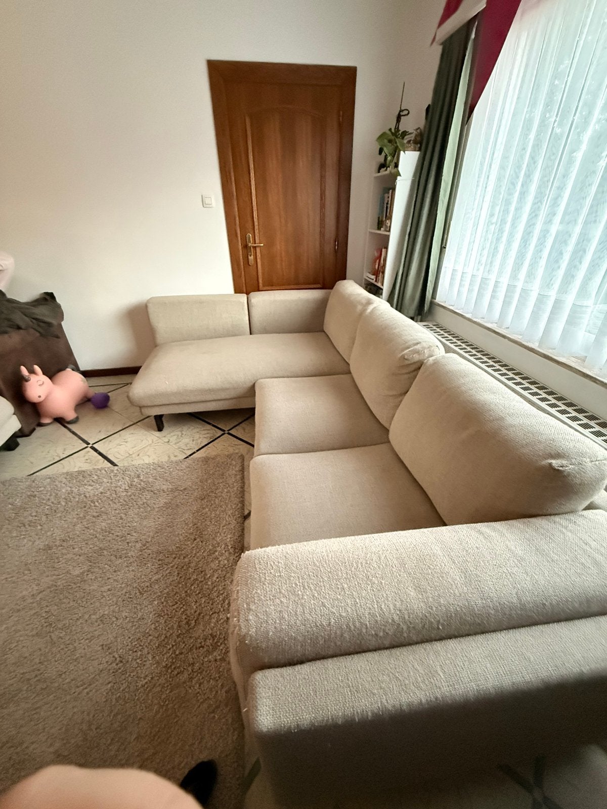 Ikea zetel, Huis en Inrichting, Ophalen, Gebruikt, Stof