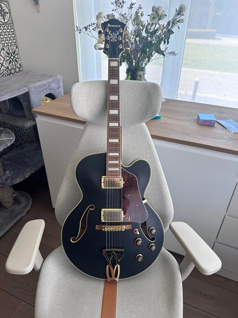 Ibanez AF75G, Ophalen, Zo goed als nieuw, Hollow body, Ibanez