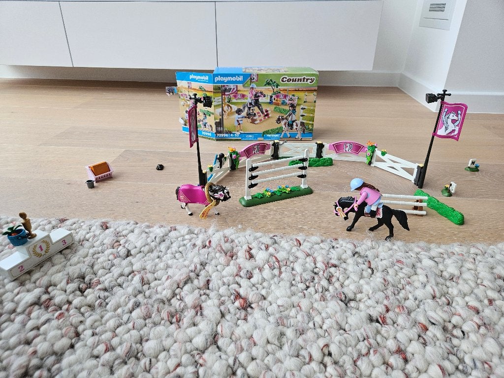 Playmobil country paardrijtoernooi 70996, Kinderen en Baby's, Speelgoed | Playmobil, Complete set, Overige typen, Ophalen of Verzenden