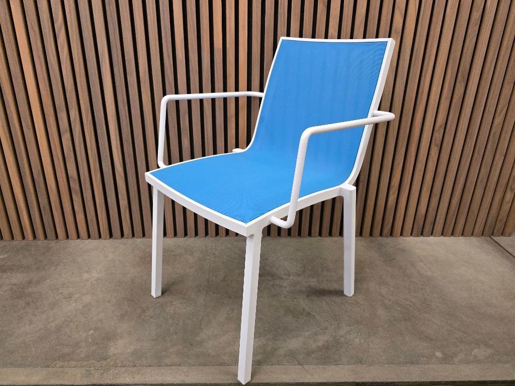 Manutti Helios tuinstoelen NIEUW (8x beschikbaar), Tuin en Terras, Tuinstoelen, Ophalen, Zo goed als nieuw, Stapelbaar
