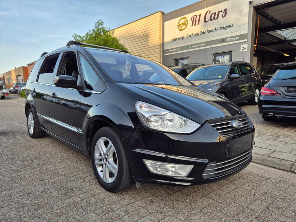 Ford Galaxy 2.0tdci 2013/7plaats/Full option!/Export/Opmaak, Auto's, Euro 5, Monovolume, Zwart, 4 cilinders