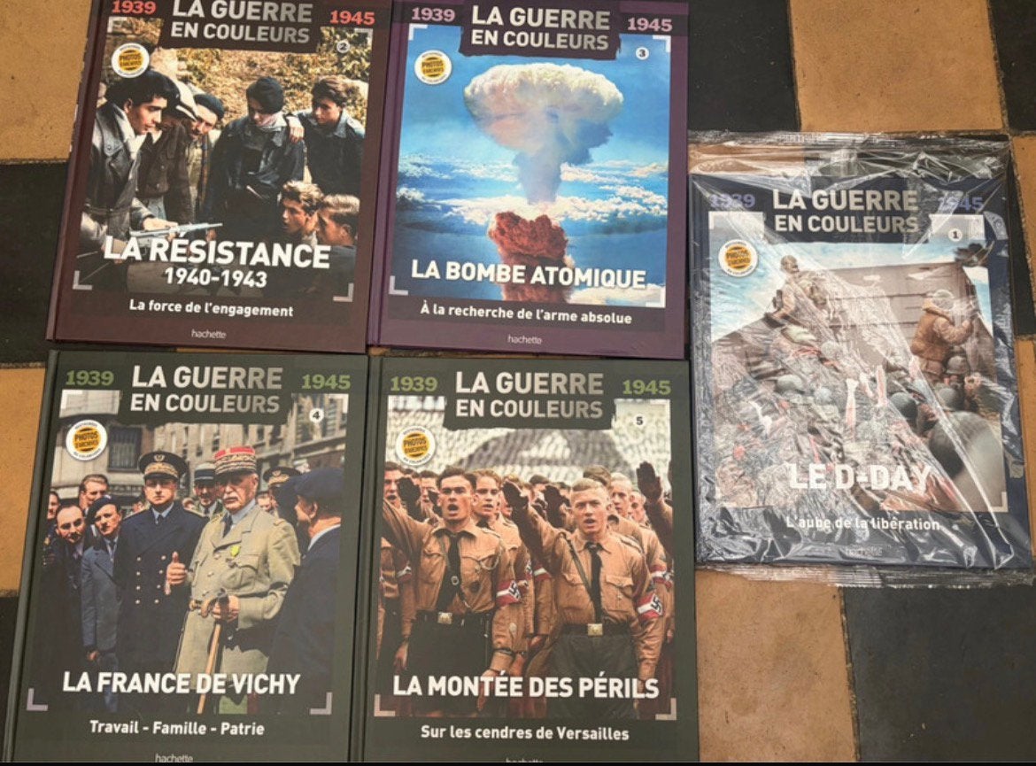 Lot de 5 livres de guerre, Livres, Enlèvement, Comme neuf