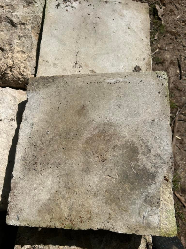 Bourgondische kerkdallen franse plavuizen, Tuin en Terras, Ophalen, Zo goed als nieuw