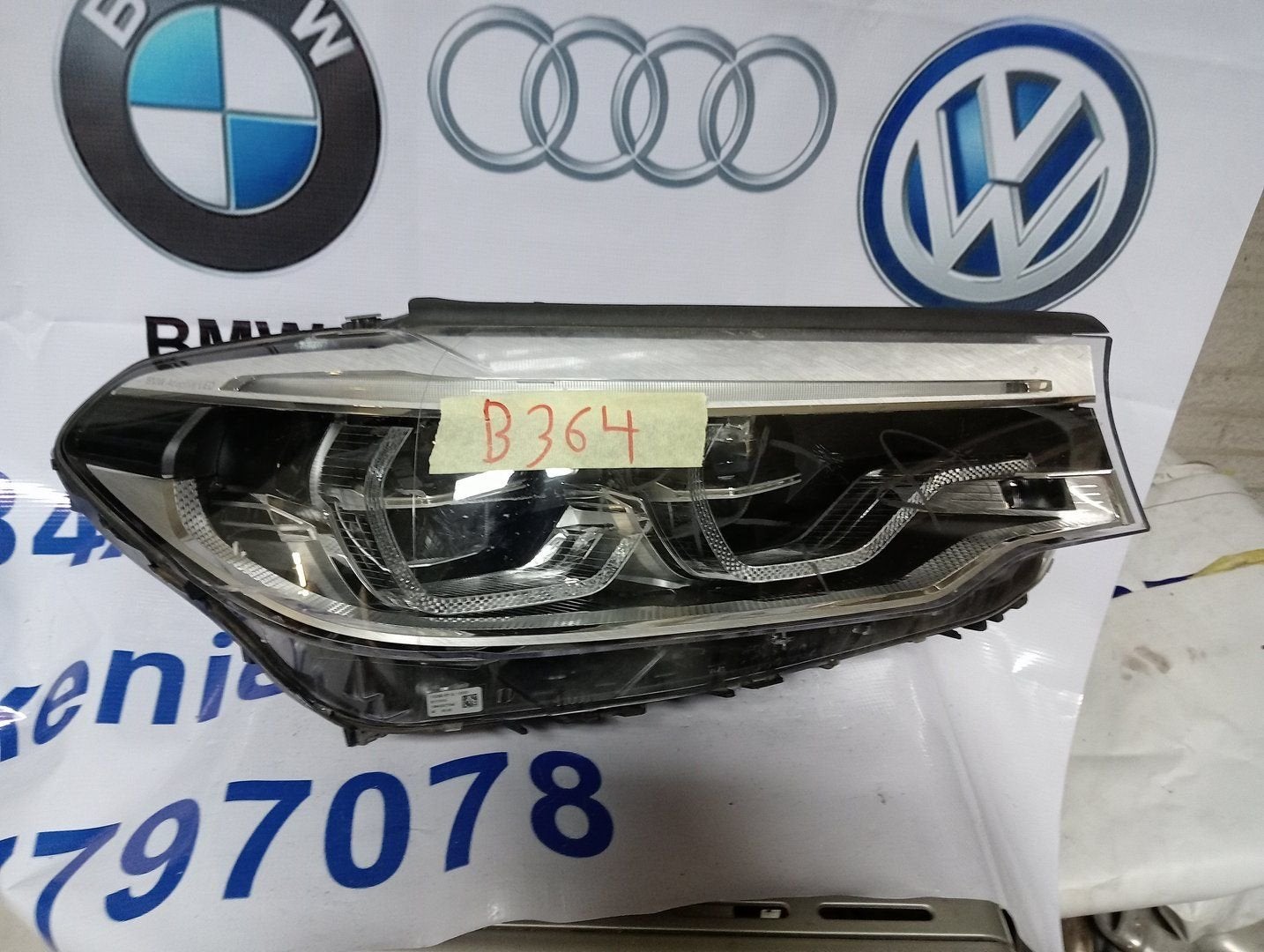 Koplamp BMW 5 Serie G30 G31 Adaptive Led Rechts 7439194-04, -, Utilisé, -, Enlèvement ou Envoi