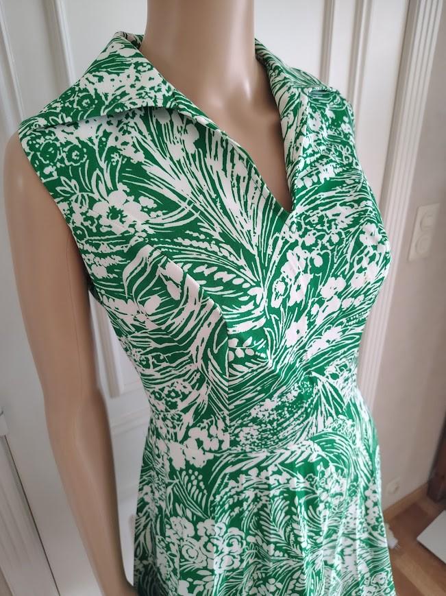 vintage stijlvolle jurk, Maat 38/40 (M), Vintage Dressing, Verzenden, Zo goed als nieuw
