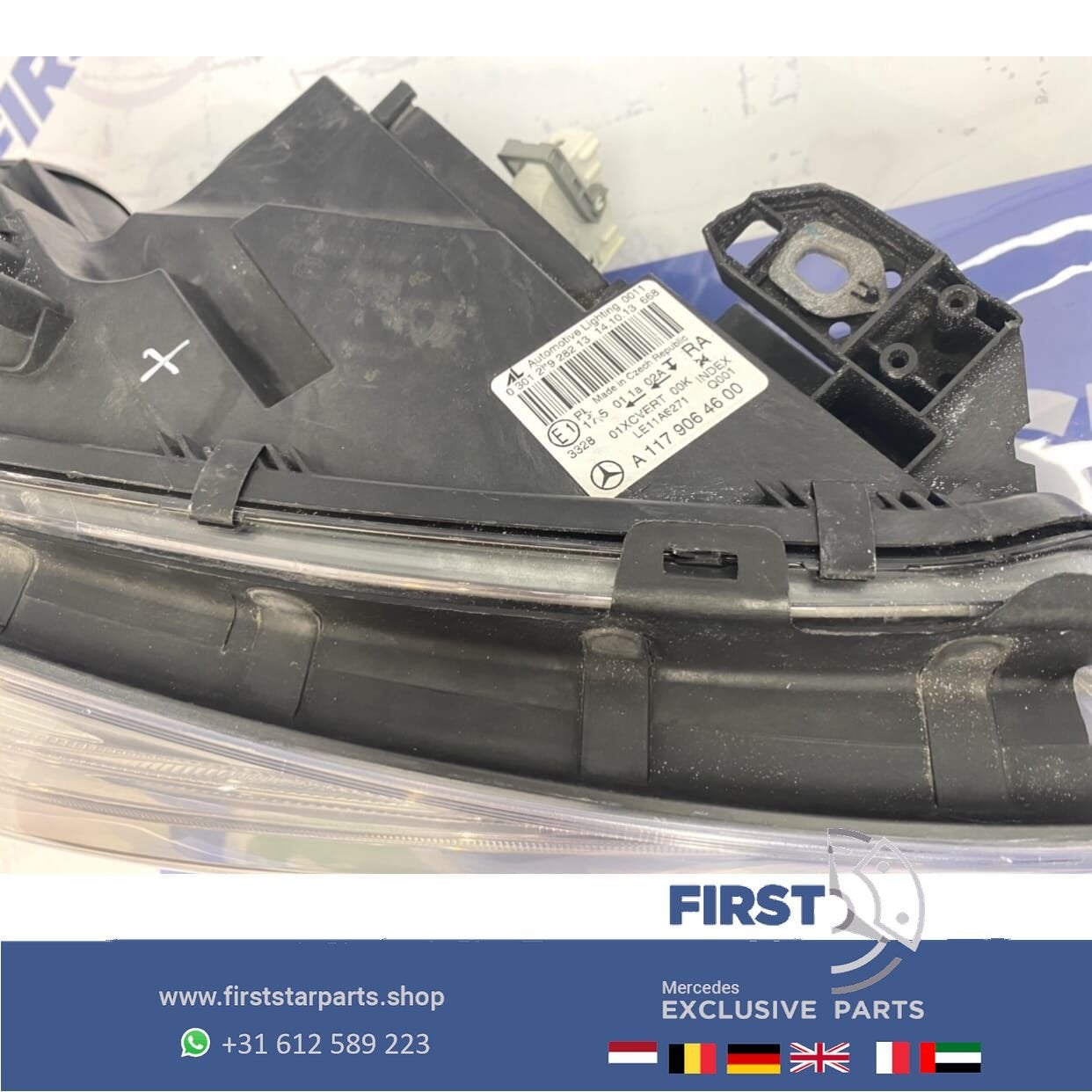 W117 CLA ILS KOPLAMP RECHTS 2013-2016 origineel Mercedes INT, Gebruikt, -, Ophalen of Verzenden, -