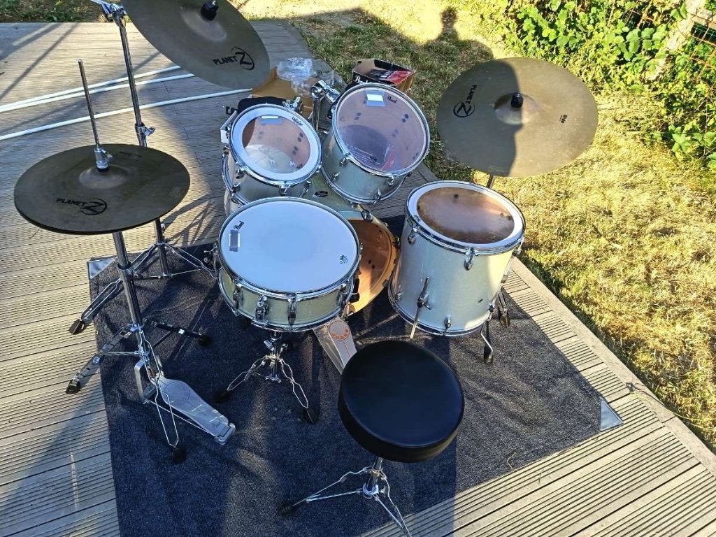Batterie Pearl Export Series – Kit complet prêt à jouer, Muziek en Instrumenten, Ophalen, Gebruikt, Pearl