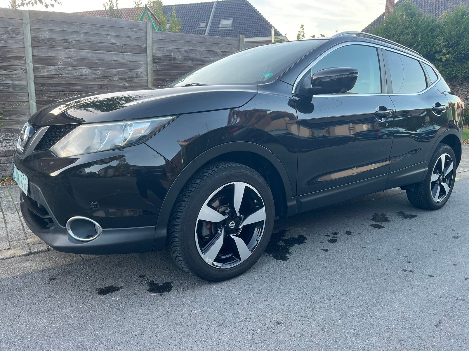 Nissan Qashqai 1.5 Diesel ⛽️⛽️⛽️ 115000km, Auto's, Euro 5, Zwart, 4 cilinders, Zwart