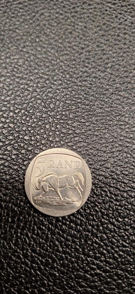 Zuid-Afrika 5 rand 1995, Timbres & Monnaies, Monnaies | Afrique, Enlèvement ou Envoi, Afrique du Sud