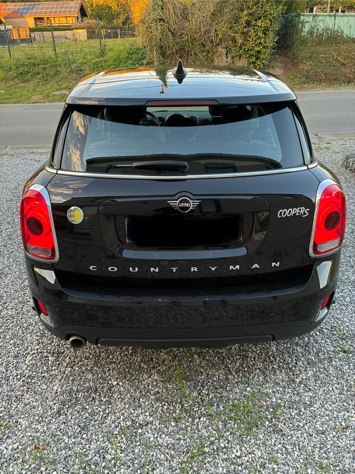 MINI Countryman SE ALL4 Hybrid (224 pk) — 2019 — 147.000 km, Auto's, Automaat, Countryman, Leder en Stof, Zwart