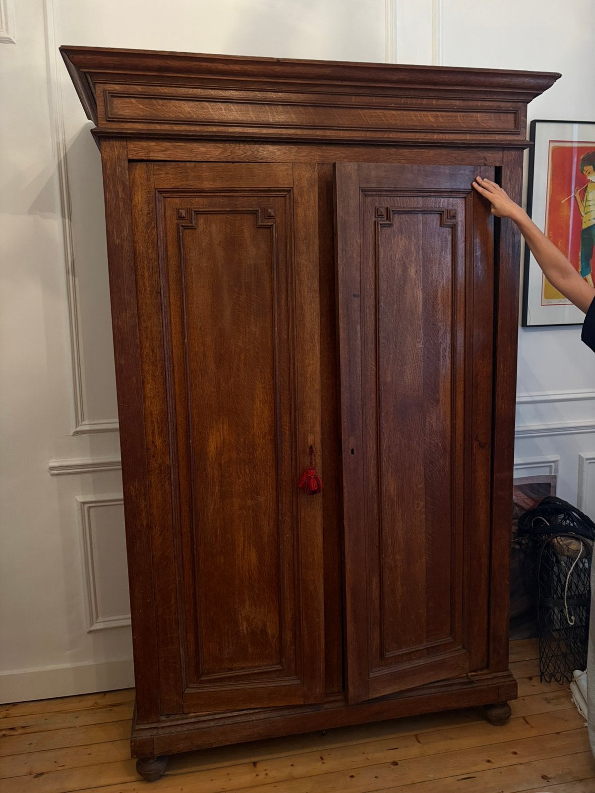Armoire ancienne, Enlèvement