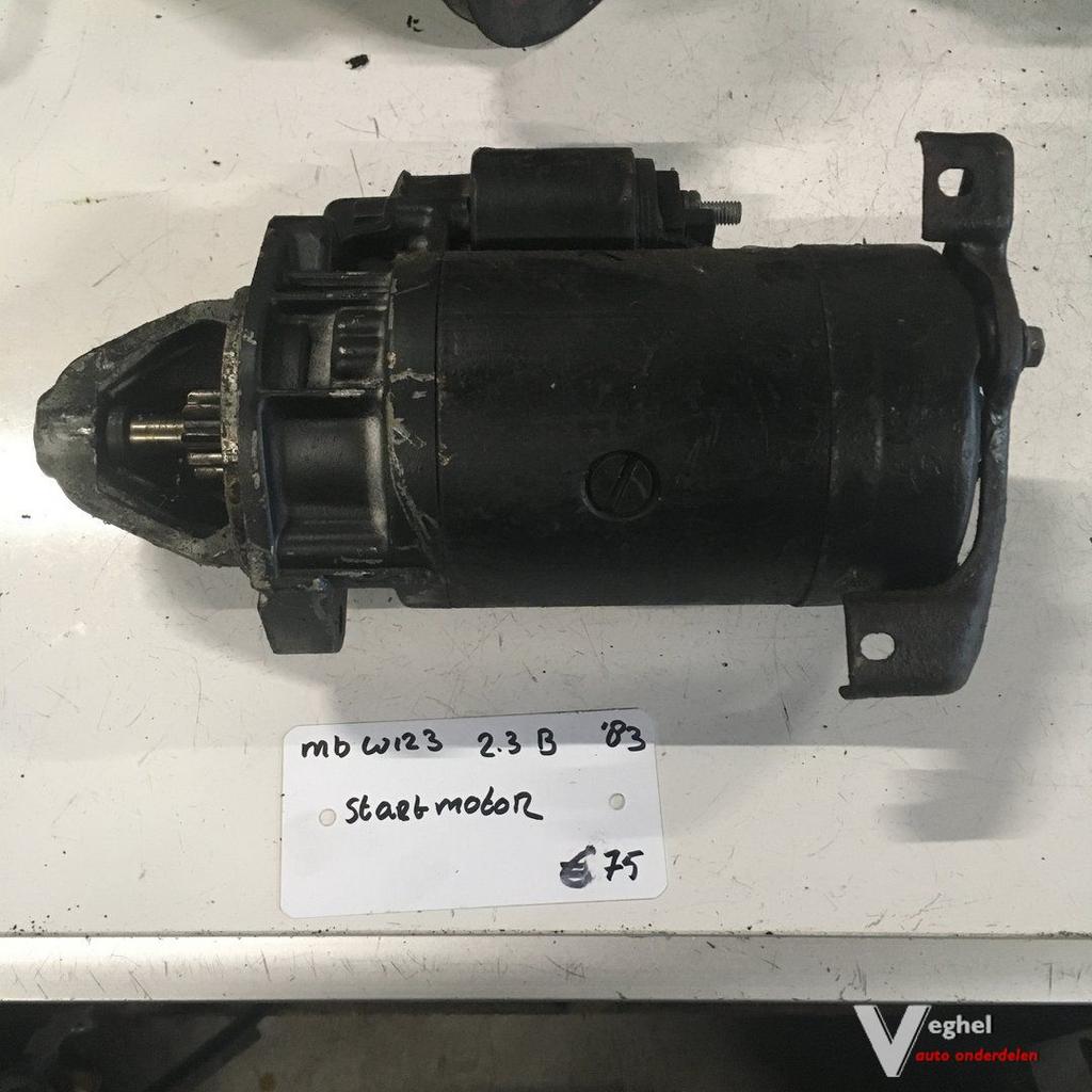 MB W123 2.3B startmotor '81, Gebruikt, -, -, Ophalen of Verzenden