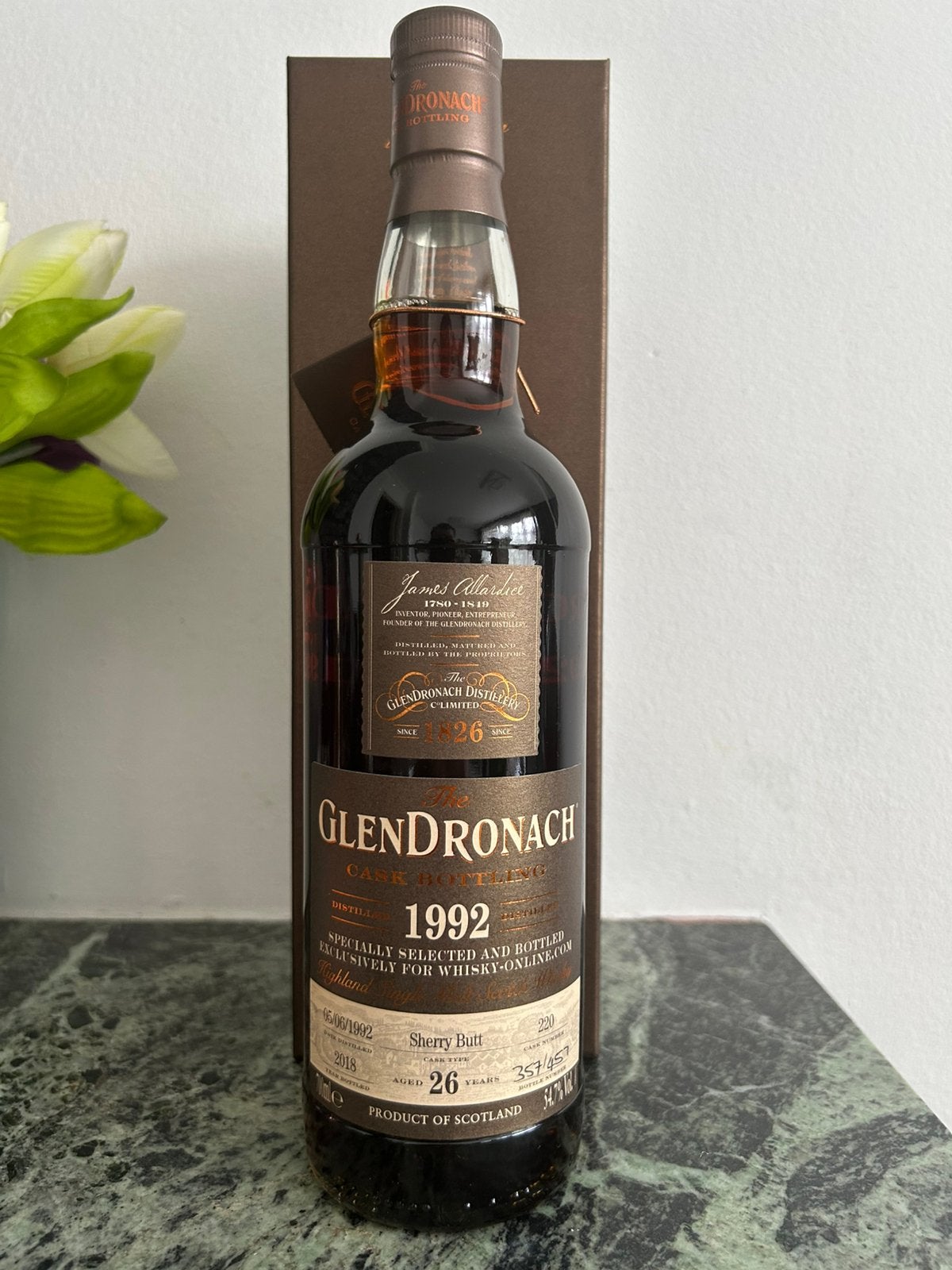 Glendronach 26Y Sherry But 1992, Collections, Enlèvement ou Envoi, Comme neuf