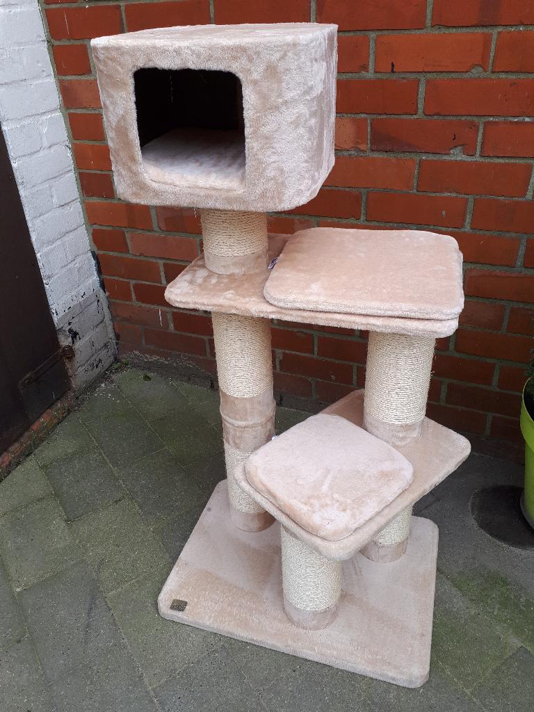 nieuwe kattenkrabpaal kattenpaal main coon proof Beige, Animaux & Accessoires, Meubles griffoirs pour chats, Neuf, Griffoir, Enlèvement