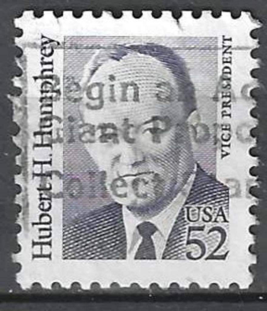 USA 1991 - Yvert 1945 - Hubert Horatio Humphrey. (ST), Verzenden, Gestempeld