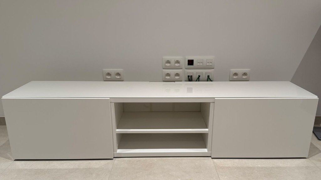 Meuble TV IKEA Besta, 25 à 50 cm, Comme neuf, 100 à 150 cm, Enlèvement