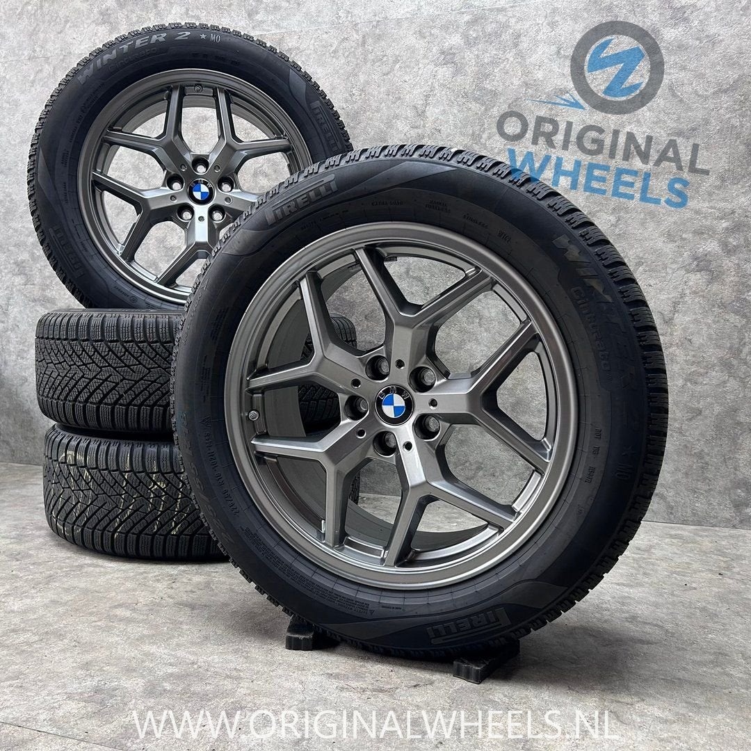 18 inch originele velgen + winterbanden BMW 5 serie G60 G61, Auto-onderdelen, 18 inch, Gebruikt, -, -