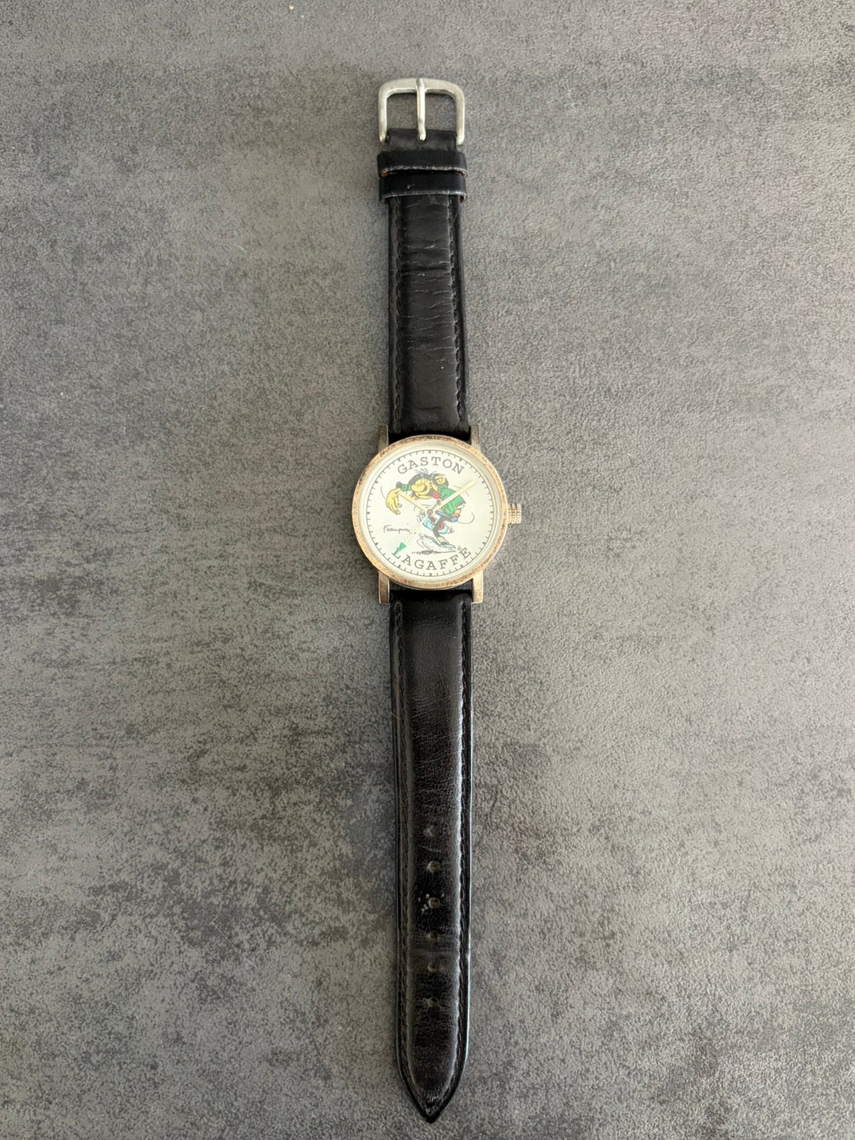Gaston Lagaffe • montre vintage Marsu Productions Franquin, Collections, Enlèvement, Gaston ou Spirou, Utilisé, Autres types