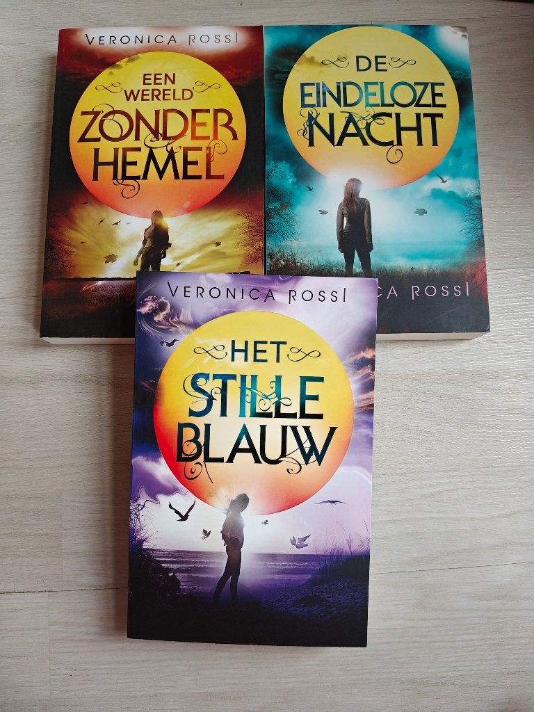 De wereld zonder hemel trilogie boeken Veronica Rossi, Ophalen of Verzenden, Zo goed als nieuw, Veronica Rossi