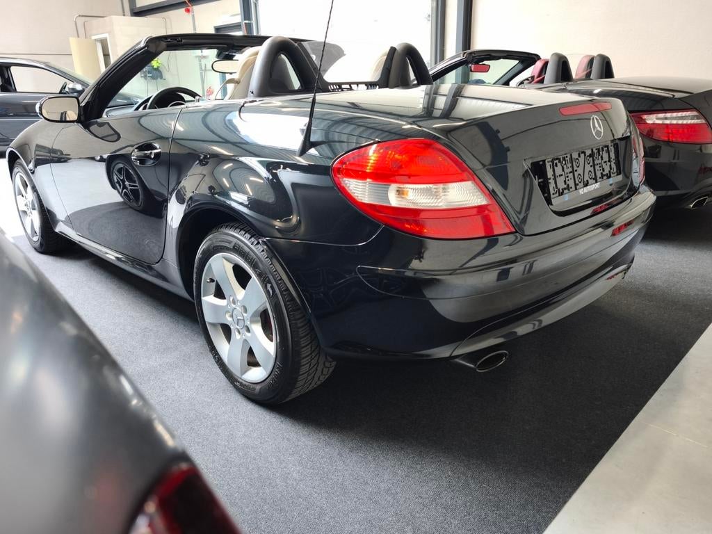 Mercedes-benz slk200 cabrio, Auto's, Cabriolet, Zwart, SLK, Bedrijf