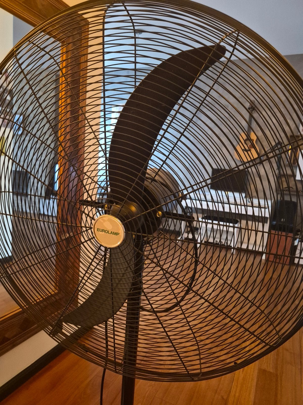 Ventilateur industriel EUROLAMP Ø81 cm – 200 W – ultra puiss, Enlèvement, Comme neuf, Ventilateur de trépied