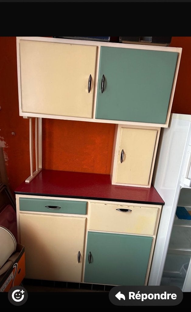 Meuble de cuisine vintage année 50-60, Huis en Inrichting, Ophalen, Gebruikt