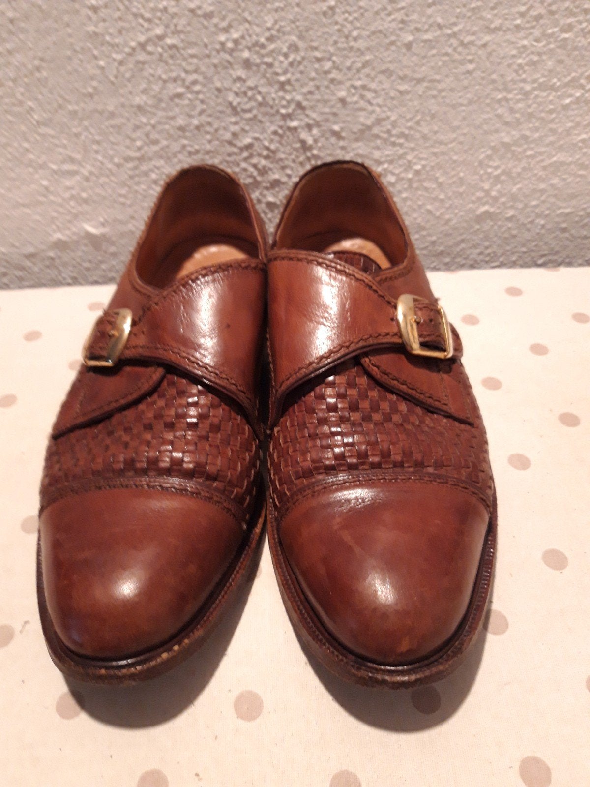 Volledige lederen handgemaakte schoenen, Ophalen