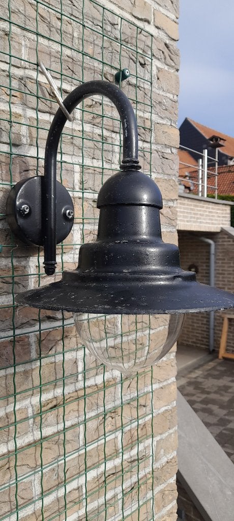 2 Lumières stables, Maison & Meubles, Synthétique, Noir, Enlèvement, Lampe d'extérieur