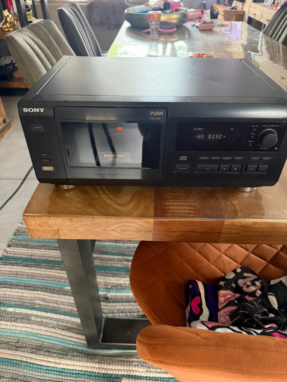 Sony CDP-CX55 50+1 cd wisselaar speler, Ophalen of Verzenden, Sony, Wisselaar