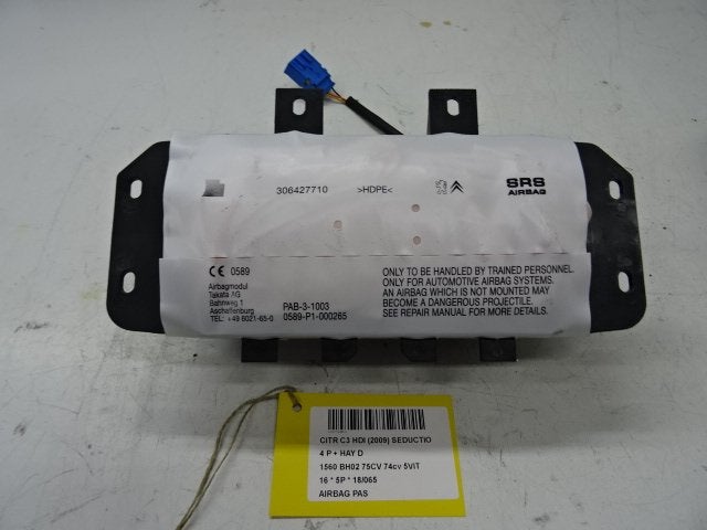 AIRBAG PASSAGIER Citroën C3 (SC) (306427710), Auto-onderdelen, Gebruikt, Citroën