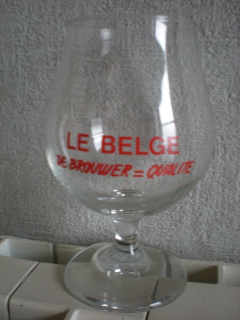 Le Belge (De Brouwer=Qualité), Verzamelen, Ophalen of Verzenden, Zo goed als nieuw, Glas of Glazen