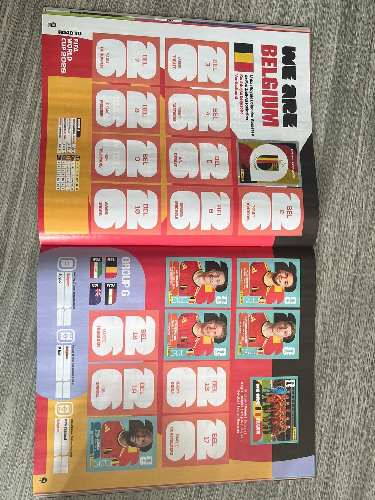 319 losse WK stickers met WK stickerboek, Hobby & Loisirs créatifs, Scrapbooking, Enlèvement, Comme neuf
