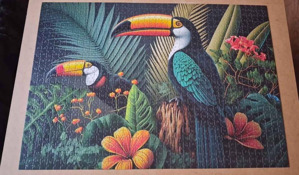 Puzzle Toucan 1000 pièces, Enlèvement, 500 à 1500 pièces, Comme neuf, Puzzle