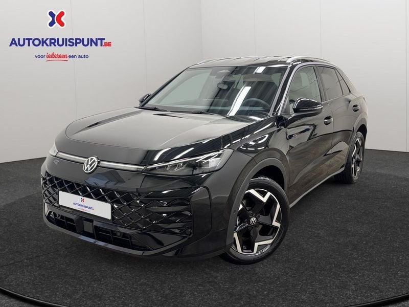 Volkswagen T-Roc TSI OPF R-Line Ultimate DSG7, Auto's, Volkswagen, 4 cilinders, Leder en Stof, Zwart, 5 zetels