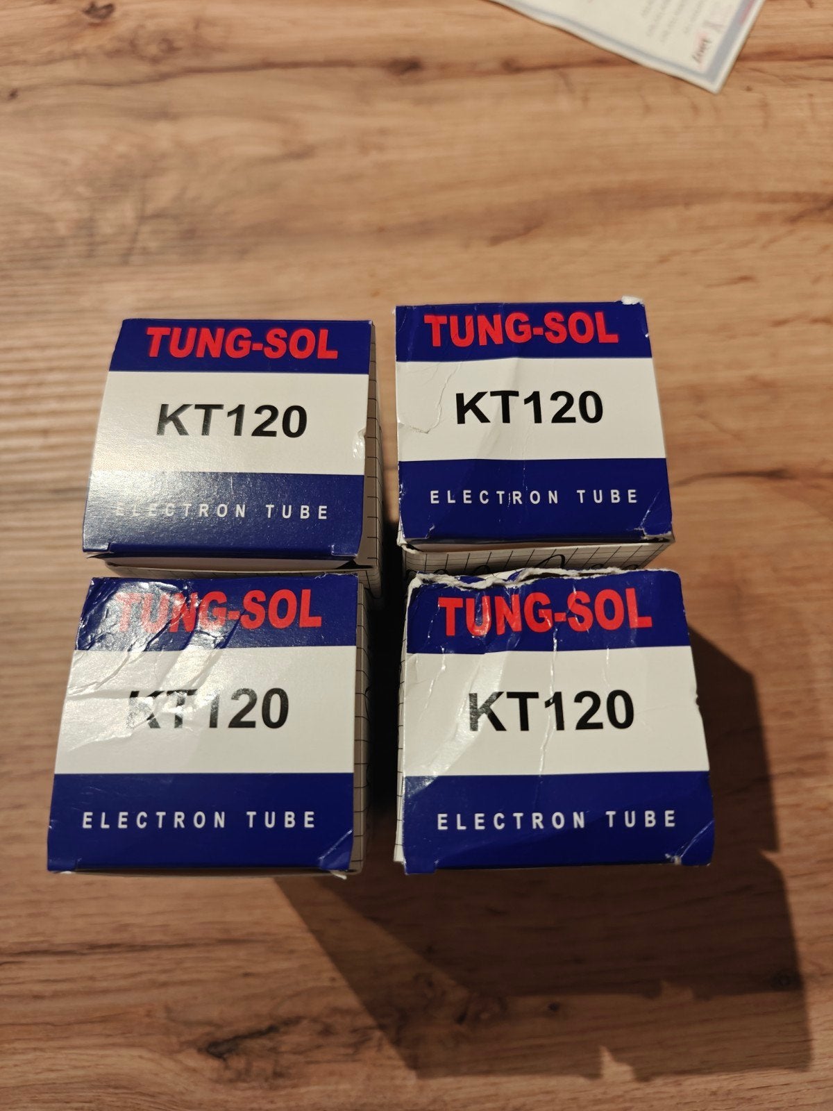 Tung-Sol KT 120 eindbuizen 4 stuks gematched, Ophalen of Verzenden, Buis of Buizen