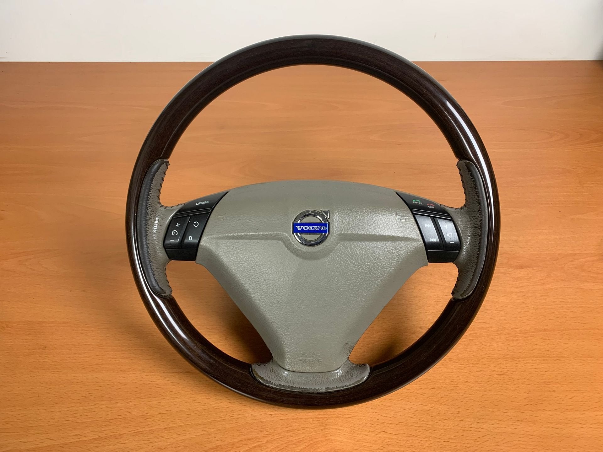 houten stuurwiel volvo S80 , V70 II S60 1999 tot 2008 XC90, Auto-onderdelen, Gebruikt, -, -, Ophalen of Verzenden